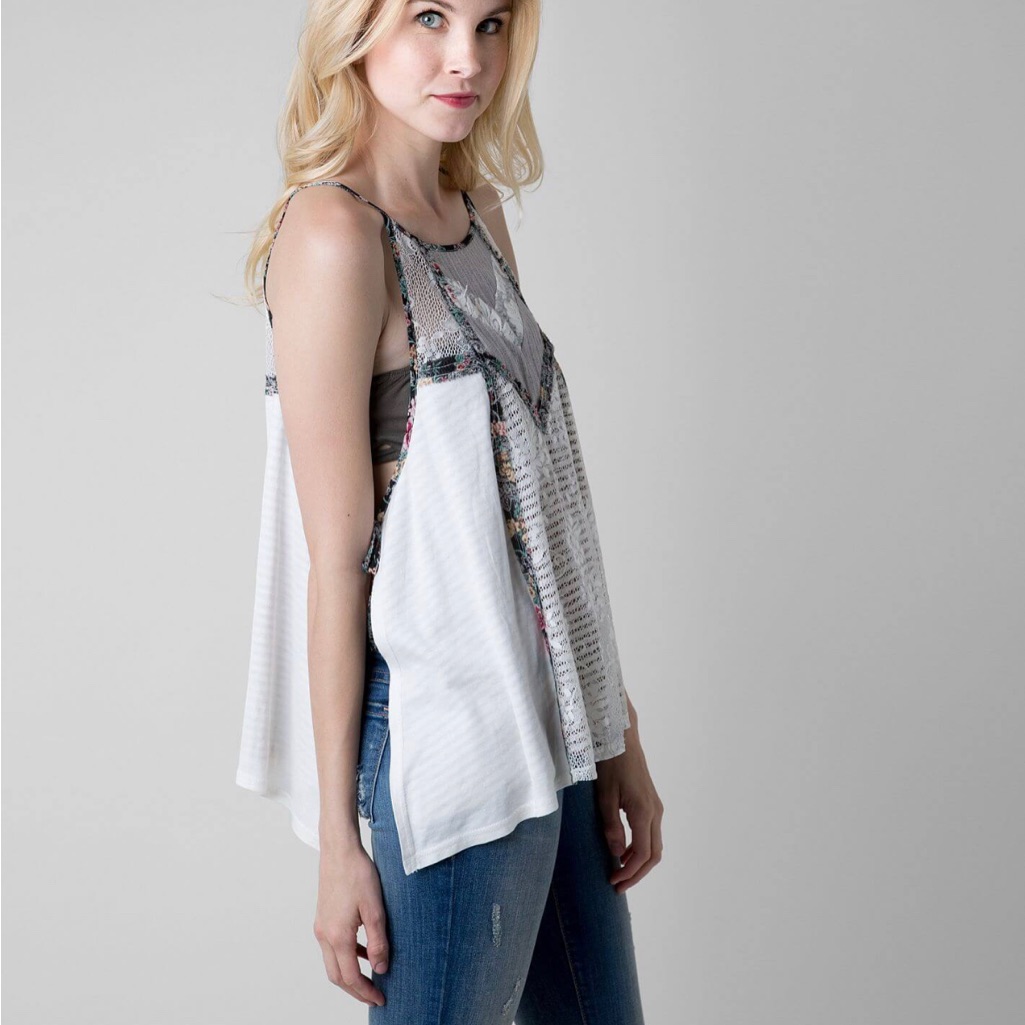 Gimmicks By Bke Lace Tank Top